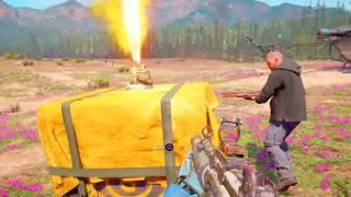 Far Cry New Dawn Co-Op - WoobieZarz & Dark-Dragon-087 - Free-Roam & Liberating An Outpost By Chopper