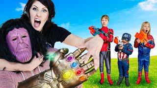 Avengers Hero Kidz Nerf Battle Thanos