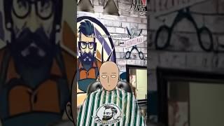 SAITAMA GETS A HAIRCUT #shorts #saitama #vegeta