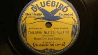 78rpm: Tailspin Blues - Mound City Blue Blowers, 1929 - Bluebird 6456