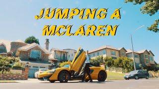 Jumping a McLaren