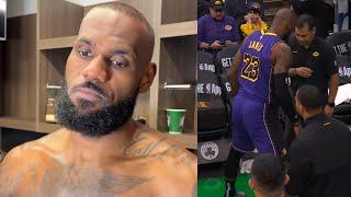 LeBron James gives update on groin injury suffered vs Celtics 