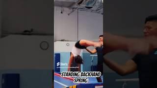 How do I teach a back handspring?