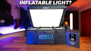 The World's First Self Inflatable Flat Light Source - SIRUI A100B