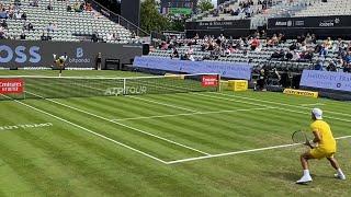 The fastest second serve ever in Tennis - G.M. Perricard