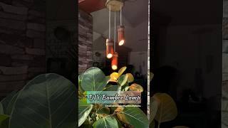 Bamboo Lamp  #shorts #diyideas #diylamp #diylampideas #bamboo