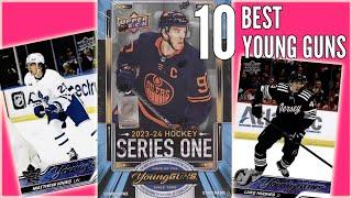 The (10) Best 2023-24 Upper Deck Series 1 Young Guns Hockey Rookies To Collect/Invest In!