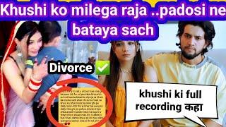 @mrandmrsChoudhary khushi ko milega divorce ke baad raja | Vivek choudhary and khushi controversy