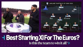 Rooney, Ferdinand & Lescott discuss what is the best starting XI for England in the Euros?  