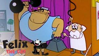 Rock and the Professor Lead a Scam | Felix The Cat | Full Episodes