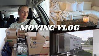 MOVING VLOG | new apartment tour, back in nursing school !!