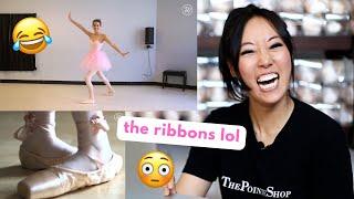 BALLERINA FOR HIRE? pointe shoe fitter reaction!