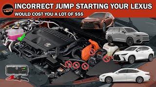 Lexus Owners Beware DON'T Jump Start Your Car Like This!