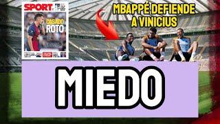 MIEDO EN INGLATERRA PORQUE EL BARCELONA QUIERE FICHAR SIN DINERO | MBAPPÉ DEFIENDE A VINICIUS