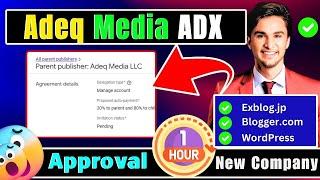 Get Instant 80/20 Adx Ma Approval on Exblog / Adeq media adx approval / Latest Adx approval trick