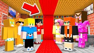 As Meninas Dividiram a Casa dos Amigos ao Meio no Minecraft!