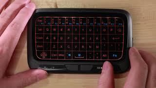 ACEMAX H18+ (H18 Plus) Backlit Keyboard Video Introduction