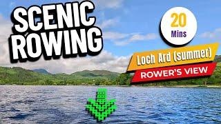 Loch Ard Scenic Row | 20-Minute Rower's View in 4K | RowAlong Virtual Experience