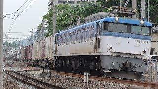 【JR貨物】２０７１レ ＥＦ８１-５０３ 東札幌日通コンテナ積載