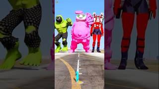 Giant Monster Spiker Women & Brothers  Superhero Battle #gta #coffindanceremix #monster #spiderman