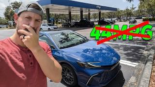 2025 Toyota Camry is rated at 44MPG... Here are my results after my first fill up