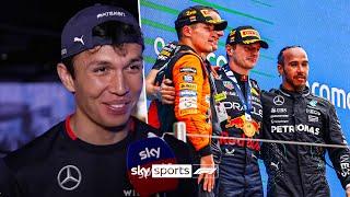 "You have a Dutch guy"  | Alex Albon on all British podium at Silverstone