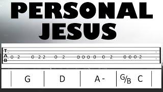 PERSONAL JESUS cover (Guitar Tab )