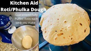 How to Make Roti (Chapati , Rotli )Dough Using KitchenAid Stand Mixer(3 Min + Handsfree + Mess Free)