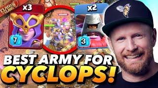 OneHive makes TH17 HISTORY with THROWER WITCH Army on Hard Mode! Clash of Clans