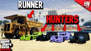 GTA 5 4v1 MANHUNT!