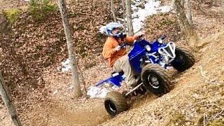 Yamaha banshee 350 hill climbing in the mountains. Nothing sounds better than the 2 stroke twin