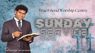 Sunday service.. || 12th Jan 2025 || Devaraj Nemmadi || True Friend Worship Centre