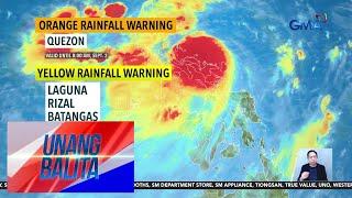 Bagyong #EntengPH, bahagyang lumakas - Weather update today as of 6:22... | Unang Balita