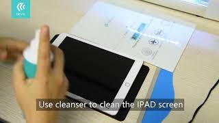 Montare Folie TPU Silicon Devia pe Tableta! Tablet film tutorial!