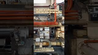 Aluminum profile extrusion 5000 tons extruder  #factory #extrusion #aluminum