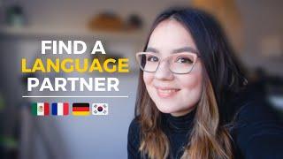 how to find a language exchange partner