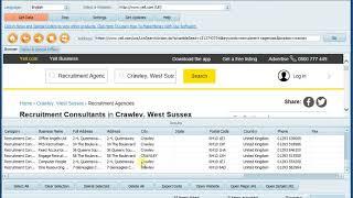 How to extract yellow pages database with tool 2019