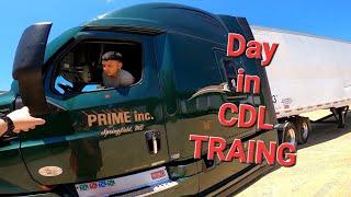 A Day in Training Rookie Drivers Part 1 #primeinc