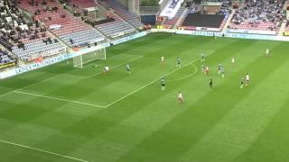 SCOTT CARSON'S SUPERB DOUBLE SAVE - WIGAN ATHLETIC 4 BIRMINGHAM CITY 0