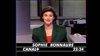 Canal + - 12 Avril 1992 - Infos, Météo, Coming Next, L'équipe Du Dimanche