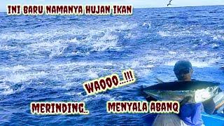 WAOO...!!! MENYALA AIR LAUT •KAWANAN IKAN TUNA MENGHADANG KAMI