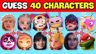 Guess 40 Characters By SONGS | Who's SINGING? The Amazing Digital Circus, Wednesday, Princess Peach