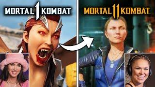 Megan Fox Nitara vs Ronda Rousey Sonya Blade Comparison - Mortal Kombat 1 vs MK 11