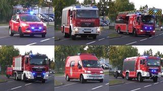 [GROßALARM IM CHEMIEPARK] FF Wolfen rückt mit 7 Fahrzeugen aus LZ + LF + WLF mit FwA und CBRN-ERK