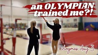 TRAINING WITH AN OLYMPIC GYMNAST! *humbling*