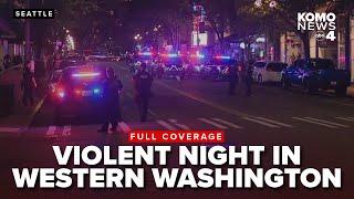 LATEST: Bystander kills downtown Seattle shooting suspect; Mass shooting in Lakewood; Fatal stabbing