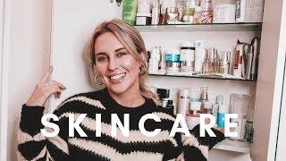 BATHROOM CABINET TOUR + SKINCARE ROUTINE || STYLE LOBSTER