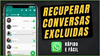 RECUPERAR Conversas Apagadas do WhatsApp (ANDROID e IOS) Recuperar backup