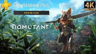 LET'S PLAY : BIOMUTANT | First 2 Hours Gameplay | Playstation Plus Premium Free Trail 4K Resolution