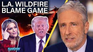 Jon Stewart Calls Out GOP Hypocrisy with L.A. Wildfire Disaster Relief | The Daily Show